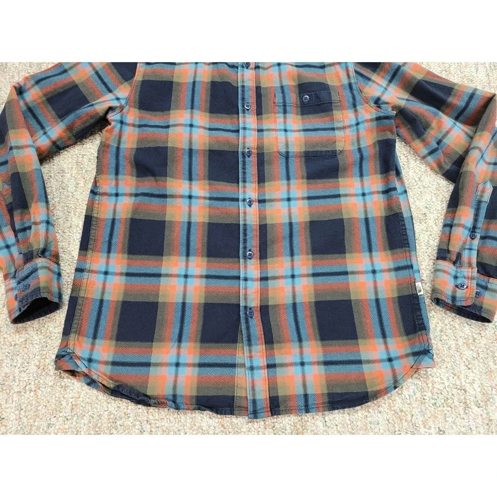The North Face Shirt Mens Medium Plaid Hayden Pass Button Down Outdoors Hiking